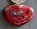 LAKE SUPERIOR AGATE DESIGNER CABOCHON (U.SA.)  --  28.55 ct.
